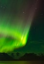 Aurora Loop over Gregwink Glacier Royalty Free Stock Photo