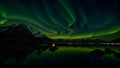 aurora northern lights landscape night sky of northern lights multi coloured borealis twilight nature space backgrounds