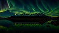 aurora northern lights landscape night sky of northern lights multi coloured borealis twilight nature space backgrounds