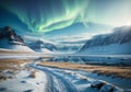 Aurora Scenics: Magical Snowy Mountain Wanderlust