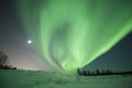 Aurora swirl near Fairbanks