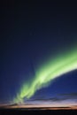 Aurora, twilight and big dipper Royalty Free Stock Photo