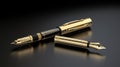 The Aurora 88 Vintage Fountain Pen Royalty Free Stock Photo