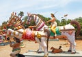 Auroville statue park india Royalty Free Stock Photo