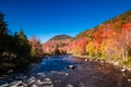 Ausable river near High falls gorge Royalty Free Stock Photo