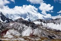 Ausangate Andes mountains with glacier in Peru