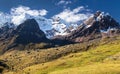 Ausangate Andes mountains in Peru Royalty Free Stock Photo