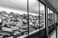 Auschwitz and Auschwitz-Birkenau, the Nazi death camp, black and white photos, memorial site