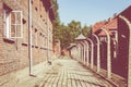 AUSCHWITZ-BIRKENAU, POLAND - AUGUST 12, 2019: Holocaust Memorial Museum. Part of Auschwitz- Birkenau Concentration Camp Holocaust Royalty Free Stock Photo