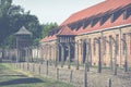 AUSCHWITZ-BIRKENAU, POLAND - AUGUST 12, 2019: Holocaust Memorial Museum. Part of Auschwitz- Birkenau Concentration Camp Holocaust Royalty Free Stock Photo