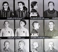 Concentration camp victims photos Royalty Free Stock Photo