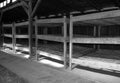 Inside barrack of nazi concentration camp of Auschwitz Birkenau Royalty Free Stock Photo