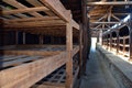 Auschwitz concentration camp inside barracks Royalty Free Stock Photo