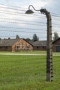 Auschwitz Barbed wire Royalty Free Stock Photo