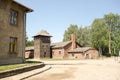 Auschwitz Extermination camp barraks Blok Royalty Free Stock Photo