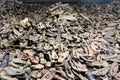 Auschwitz I - Birkenau shoes Royalty Free Stock Photo