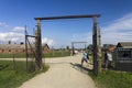 Auschwitz II -Birkenau: Entrance to one of the camp sectors