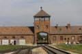 Auschwitz II -Birkenau Extermination camp main entrance