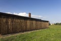 Auschwitz II -Birkenau Extermination camp wooden housing Royalty Free Stock Photo