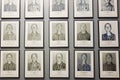 Auschwitz extermination camp deportee pictures Royalty Free Stock Photo
