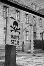 Auschwitz Nazi Concentration Camp - Poland Royalty Free Stock Photo