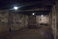 AUSCHWITZ, POLAND - JULY 2017: Gas chamber in Auschwitz Camp I