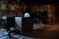 Auschwitz, Poland - The gas chamber of the extermination camp