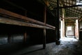 Auschwitz prison barracks Royalty Free Stock Photo