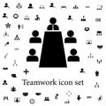 auscultation icon. Teamwork icons universal set for web and mobile