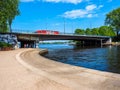 Aussenalster (Outer Alster lake) in Hamburg hdr