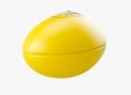 Aussie Rules Ball Yellow Royalty Free Stock Photo