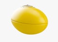 Aussie Rules Ball Yellow Royalty Free Stock Photo