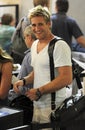 Aussie television cook Curtis Stone at LAX Royalty Free Stock Photo