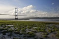 Aust Rock & The Severn Bridge Royalty Free Stock Photo