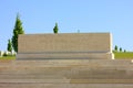 The austalian cemetery of the fisrt worldwar at villers bretonneux in picardy Royalty Free Stock Photo