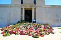 The austalian cemetery of the fisrt worldwar at villers bretonneux in picardy Royalty Free Stock Photo