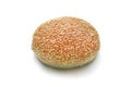 Austere Hamburger Bun Bread Single Close Up Photo