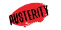 Austerity rubber stamp