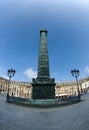 Austerlitz column in Place Vendome, Paris Royalty Free Stock Photo