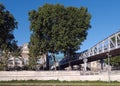 Austerlitz railway station in Paris Royalty Free Stock Photo