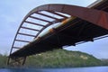 Austin 360 Pennybacker Bridge Royalty Free Stock Photo