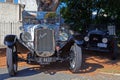Austin car called Madge at a vintage car show in Motueka High Street in front of the museum