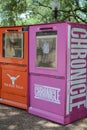 Austin Chronicle and Daily Texan Newspaper Stands