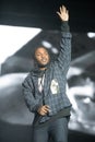 Kendrick Lamar in concert at Austin City Limits Royalty Free Stock Photo