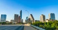 Austin cityscape from Ann W. Richards Congress Avenue Bridge
