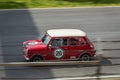 Austin Mini Cooper S in Circuit de Barcelona, Catalonia, Spain Royalty Free Stock Photo