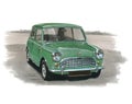 Austin Mini MkI Royalty Free Stock Photo