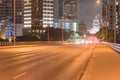 Austin modern skylines and state capitol building at night Royalty Free Stock Photo