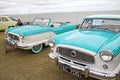 Austin nash metropolitan cars Royalty Free Stock Photo