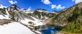 Austin pass in Mount Baker ski area Royalty Free Stock Photo